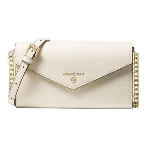 MICHAEL KORS Jet Set Кожа Сумка через плечо Большая Женская Кремово-белая