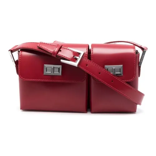 By Far Baby Billy Кожа Маленькие звезды-близнецы Сумка через плечо Сумка Мини Женские Красный