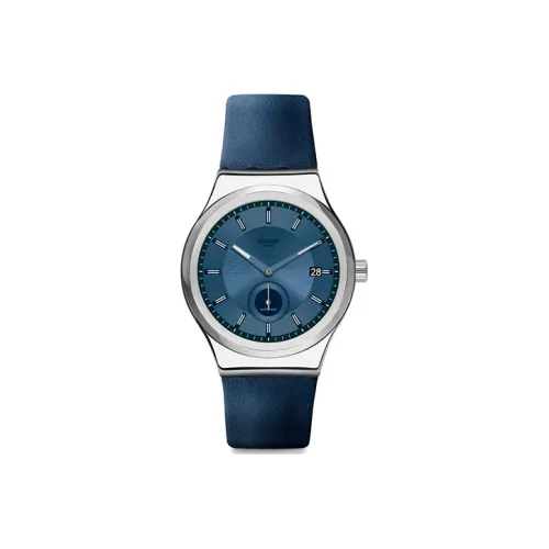SWATCH Автоматический механический механизм Унисекс Часы 42mm*13,8mm Синий