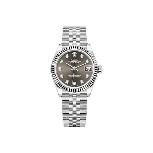 ROLEX Log Series Автоматический Механический Механизм Женские Часы 31 мм Серый Циферблат Оистерстил Корпус Оистерстил Ремешок