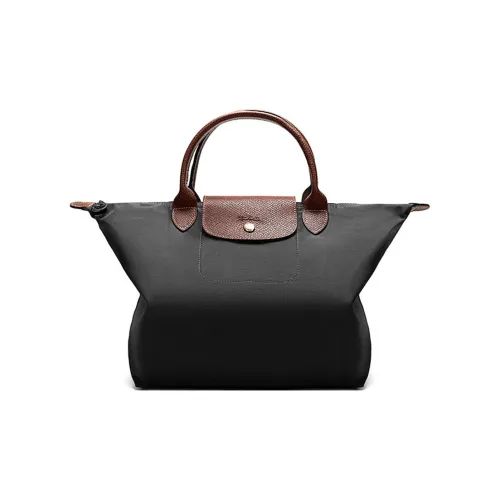 LONGCHAMP Le Foulonné Ткань Сумка Женская Темно-Серый