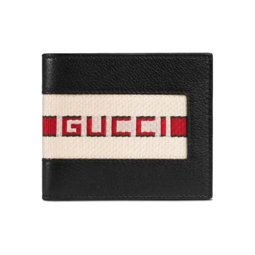 GUCCI Кожа Кошелек Мужской Черный