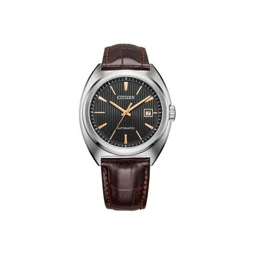 CITIZEN Механический механизм Мужские часы 42mm*12mm Черный
