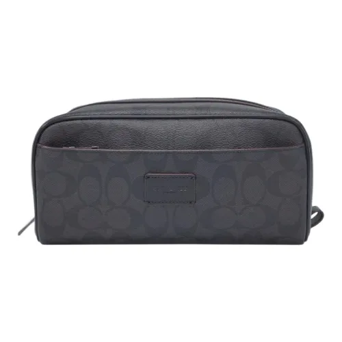COACH Travel Kit Дорожные косметички Черный Серый Цвет Мужской