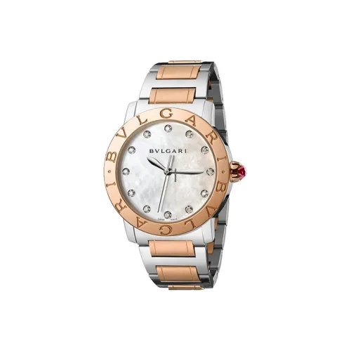 BVLGARI Автоматический Механический Movement Женские BVLGARI∙BVLGARI Часы 37 мм Жемчужная раковина Цвет