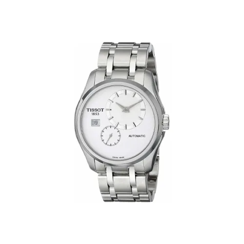 TISSOT Автоматический Механический Механизм Мужские Часы Kutu Collection 39 мм Белые