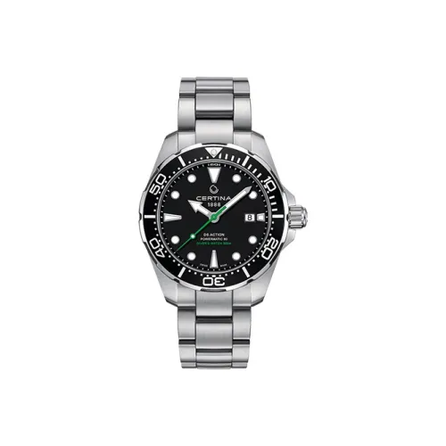 Certina Механический механизм Мужские часы 44мм*43мм*10мм Черный