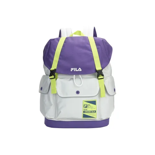 FILA ПУ (полиуретан) Рюкзак Обычный Унисекс Rinse Снег