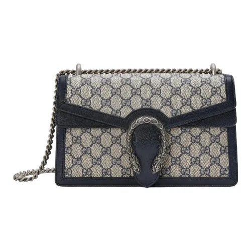 GUCCI Dionysus Кожаная вставка Сумка через плечо Сумка на плечо Женская