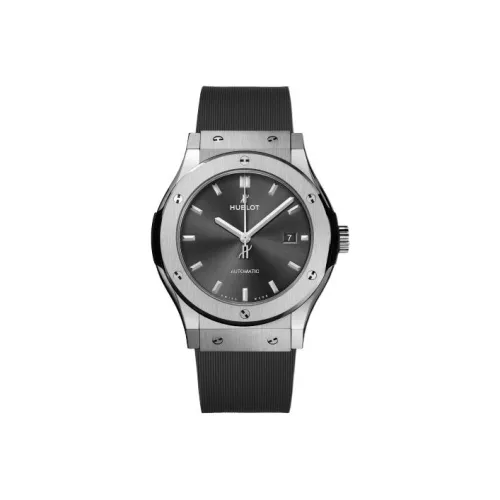 HUBLOT Автоматический Механический Механизм Мужские Классические Фьюжн Часы 42 мм Серые