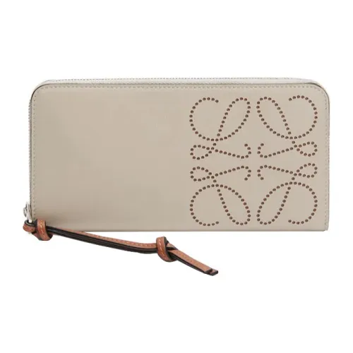 LOEWE Классический кошелек из коровьей кожи женский коричневый