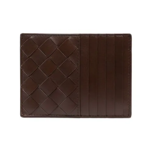 Bottega Veneta Коровья кожа Держатель для карт Кошелек с монетами Женские Коричневый