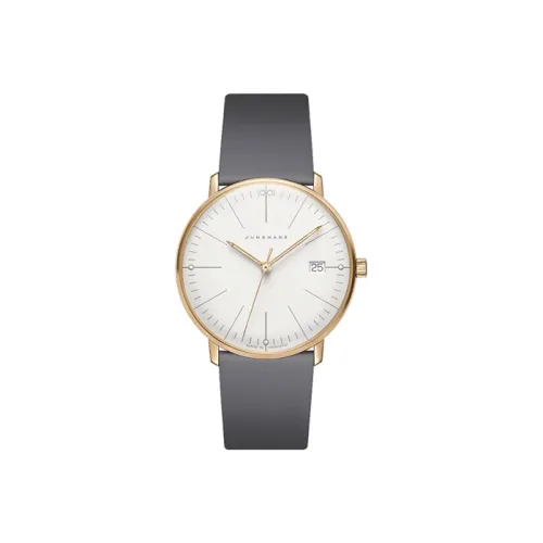 JUNGHANS Кварцевый Movement Унисекс Коллекция Max Bill Часы 38мм*38мм*7,9мм Белый