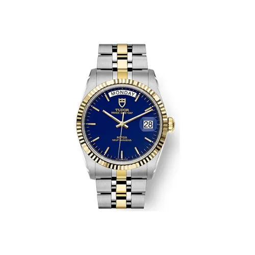 TUDOR Автоматический Механический Механизм Мужские Часы Prince and Princess Collection Синий