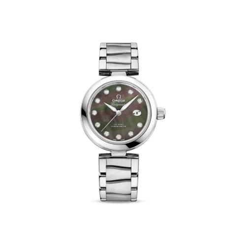 OMEGA Автоматический Механический Movement Женские Часы Elegant Saucer Series 34 мм Черные