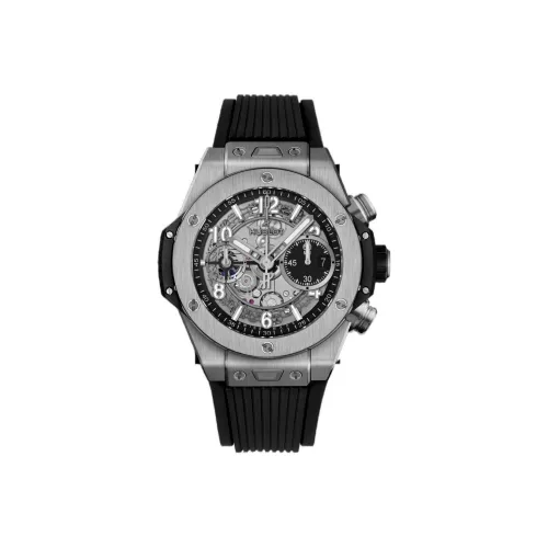 HUBLOT Автоматический Механический Мужской Часы Big Bang 42 мм Серебряные
