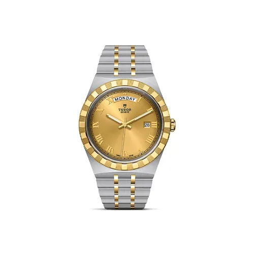 TUDOR Автоматический Механический Механизм Мужские Часы Royal Collection 41 мм Золото