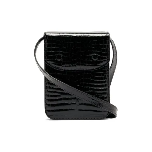 Maison Margiela Сумка через плечо из коровьей кожи мини унисекс черная