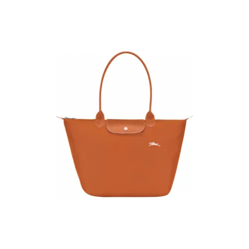 LONGCHAMP Le Pliage Холст Тоут Сумка Сумка для покупок Сумка Большая Женская Ржаво-красная