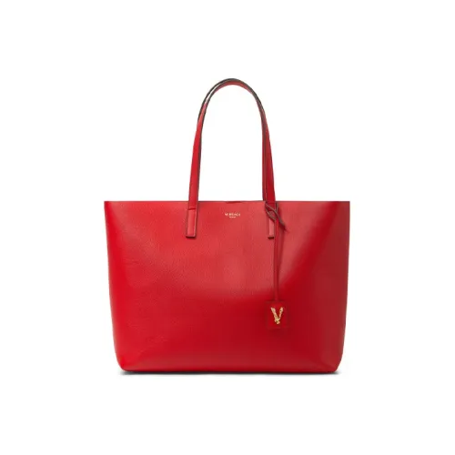 VERSACE Кожа Одно Плечо Сумка Женская Красная