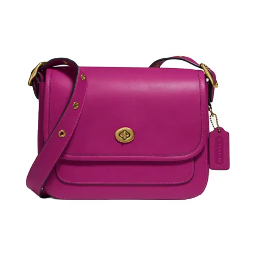 COACH RAMBLER Корова Кожа Плечо Сумка Маленькая Женская Furong Multicolor