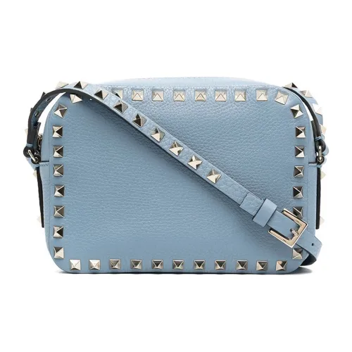 Valentino GARAVANICruise Кожа Плечевая Сумка Женская Светло-Синяя