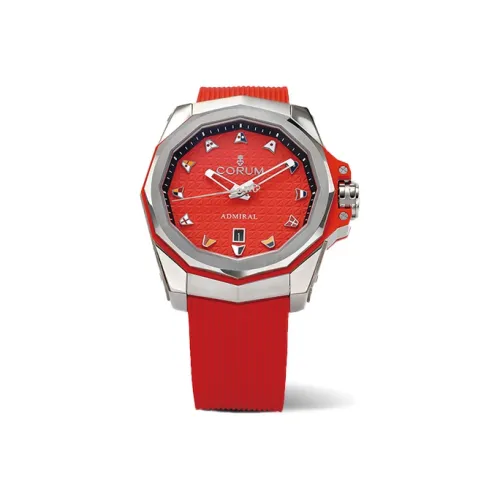 Corum ADMIRAL Collection Автоматический Механический Часы Мужские Часы Красный Циферблат Часы A082 03719