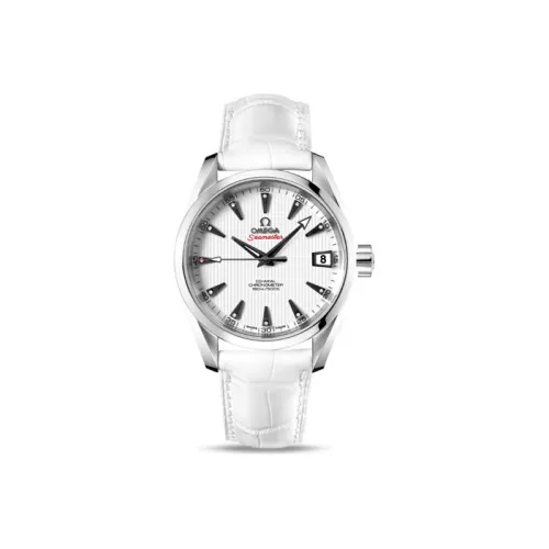 OMEGA Автоматический Механический Часы Мужские AQUA TERRA 150 метров 38,5 мм Белый