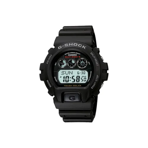 CASIO г Shock Classic Collection Солнечный Механизм Смола Ремень Часы 53,2*50 мм Мужские часы Черный циферблат GW 6900 1