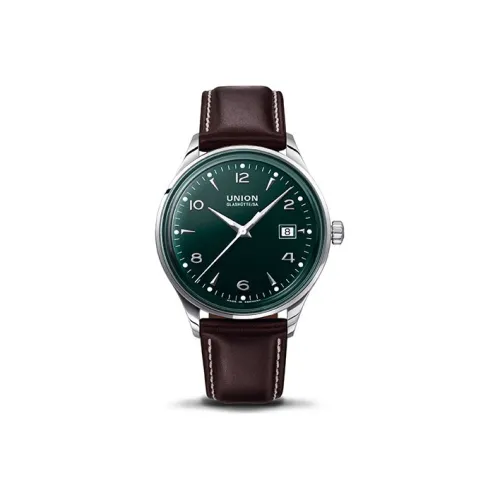 UNION GLASHUTTE/SA Автоматический механический механизм Мужские часы Noramins Collection 40мм*40мм*9,95мм Зеленый