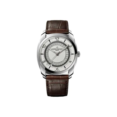 VACHERON CONSTANTIN Автоматический Механический Механизм Мужские Часы Querelle Collection QUAI DE L'ILE 41mm*50,3mm Белые