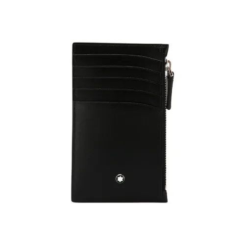 MONTBLANC Meisterstuck Коровья кожа Держатель для карт Держатель для карт Мужской Черный