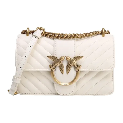 PINKO Овчина Swallow Сумка Сумка через плечо Маленькая Женская Белая
