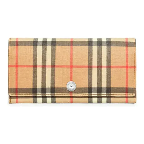 Burberry Кожа Клатч Кошелек Унисекс Хаки