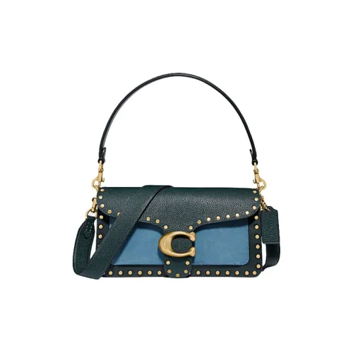 COACH Tabby Коровья кожа GOD OF Вино Сумка Сумка через плечо Женская Зеленая