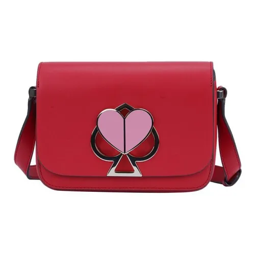Kate Spade Nicola Кожа Сумка через плечо Сумка на плечо Маленькая Женская Красная