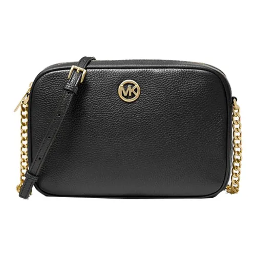 MICHAEL KORS Fulton Кожа Сумка через плечо Большая Женская Черная