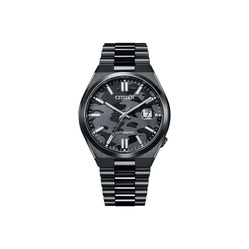 CITIZEN Механический механизм Мужские часы 40mm*12mm Черный