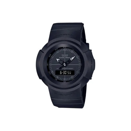 Часы SHOCK с кварцевым механизмом смольный ремешок черный циферблат мужские часы