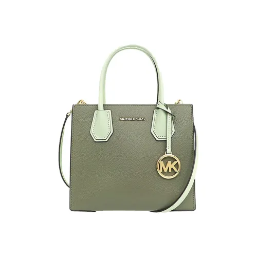 MICHAEL KORS Mercer Коровья кожа Аккордеонная сумка Сумка через плечо Сумка Женская Матча Зеленая