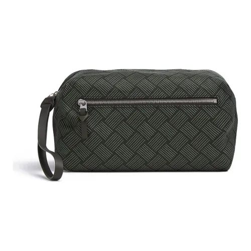 Bottega Veneta Nylon Туалетная сумка Мужская Темно-зеленая