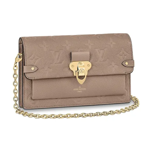 LOUIS VUITTON Vavin Коровья кожа Weiwei AN Сумка через плечо Обычный Женские Молочно-чайный