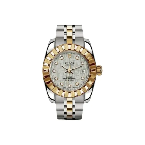 TUDOR Classic Collection Автоматический Механический Механизм Женские Часы 28 мм Серебристый Циферблат