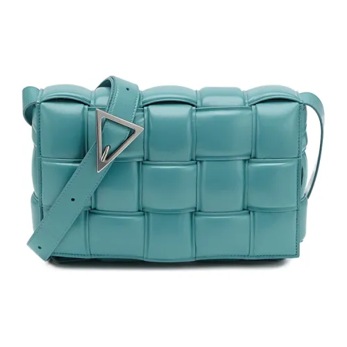 Bottega Veneta CASSETTE подушка сумка овчина сумка через плечо женская синяя