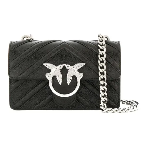 PINKO Кожа Сумка через плечо Большая Женская Черная