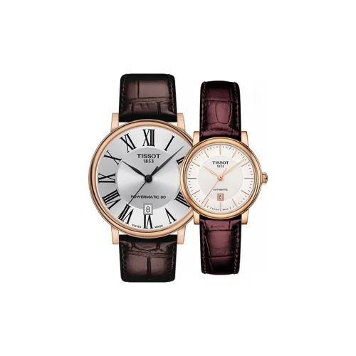 TISSOT Автоматический механический механизм Унисекс Carson Elite Series Часы 30MM Серебряные