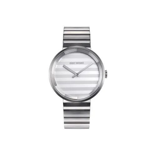 ISSEY MIYAKE Кварцевый механизм нержавеющая сталь ремешок унисекс серебристый циферблат