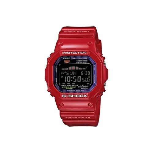 CASIO DIGITAL Collection Блок Солнечный Кварцевый механизм Смольный ремешок Часы Мужские Черный циферблат