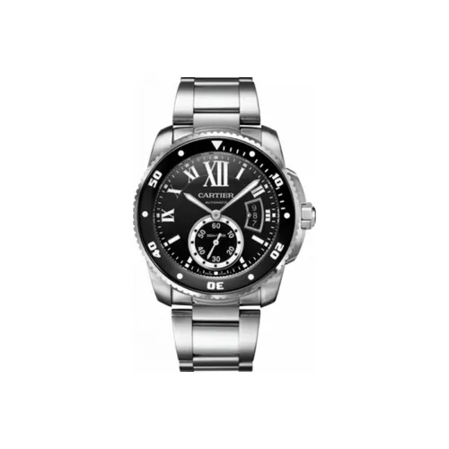 CARTIER Коллекция CALIBRE Автоматический Механический Часы Мужские Часы 42 мм Черный Циферблат