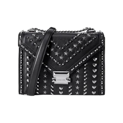 MICHAEL KORS MICHAEL KORS Handbag Collection Whitney Коровья кожа Сумка через плечо Большая Женская Черная